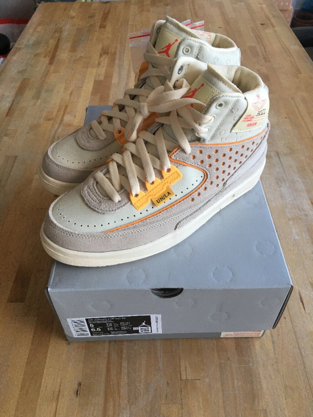 Union LA x Air Jordan 2 SP "Rattan" DN3802-200 Sz 5